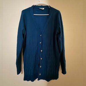 Rio&Rian Teal Cardigan